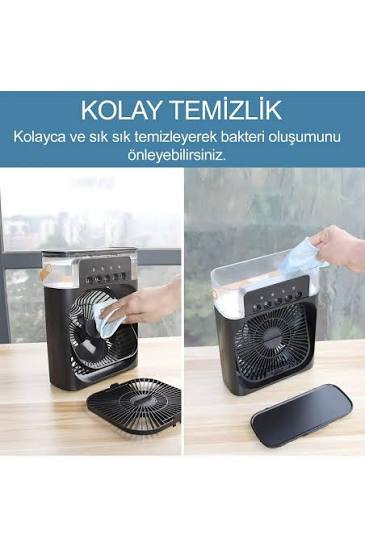 Taşınabilir 600ML Buzlu Buharlı 5 Spreyli Mini Buzlu Fan